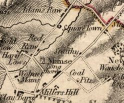 Adamsrow, Squaretown and Redrow 1812 Knox's Plan